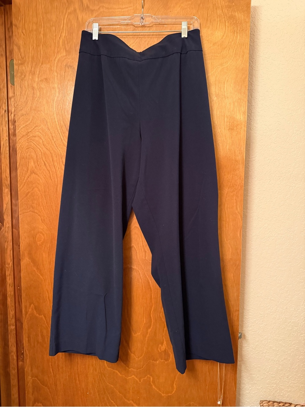 Roz & Ali Navy Wide Leg Pants